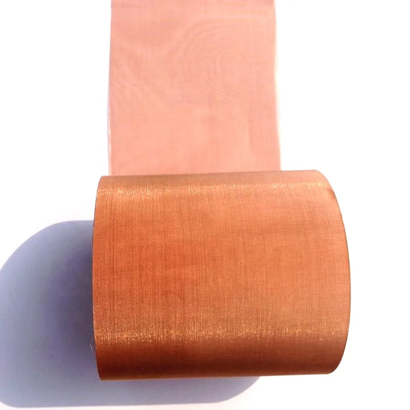 20 30 50 80 100 200 250 mesh 325 emf shielding copper fabrics copper metal net for faraday cage