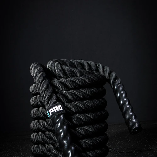 9m/12m/15m Strength Training Battle Ropes Fitness Customised Exercise Aluminum Handle Heavy Duty Battle Rope