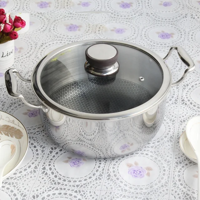 Black Color Etched Coating Soup Pot Cookware Set Nonstick Cook Pots