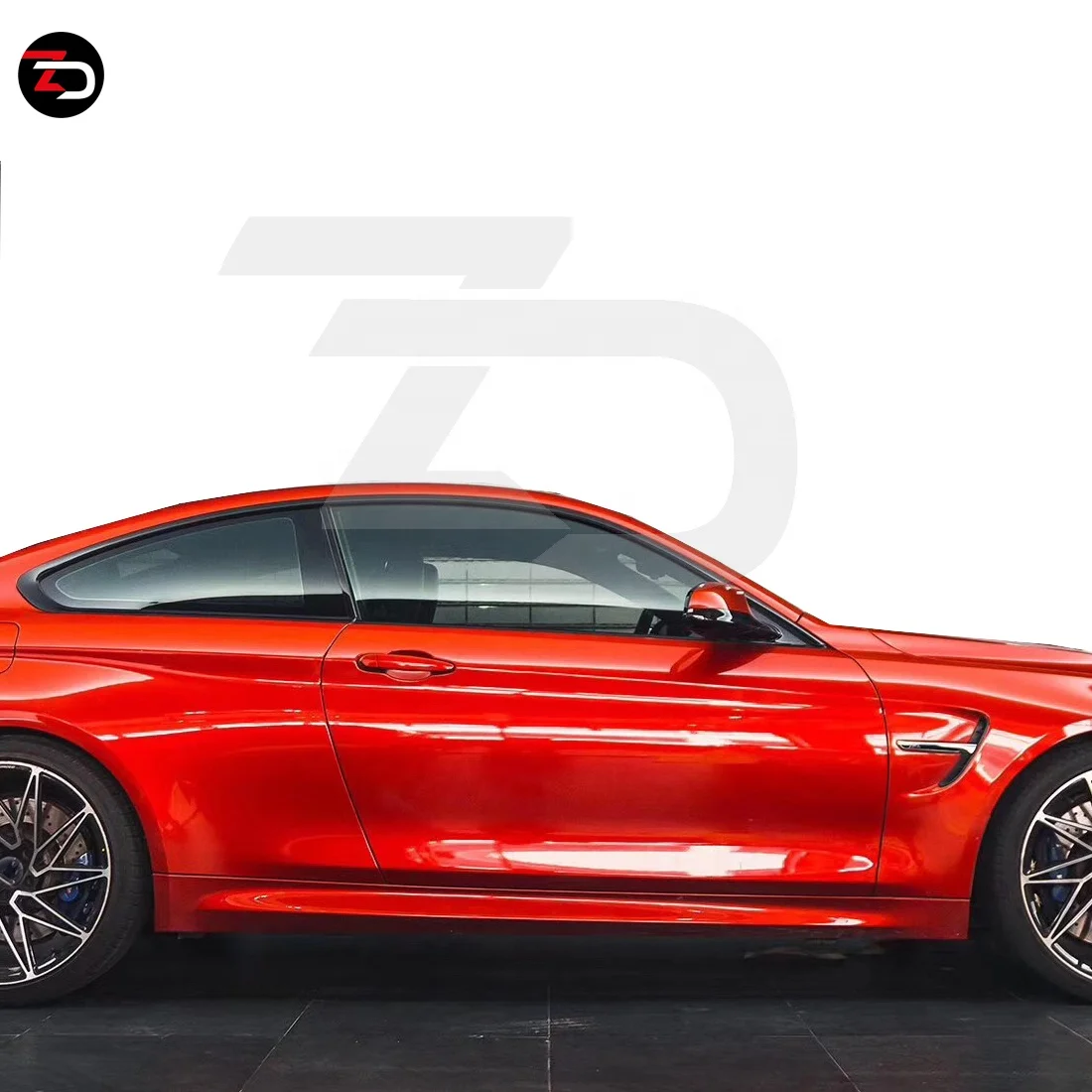 New carbon fiber rear spoiler front diffuser side skirts body kit Suitable for M3 M4 F80 F82 2014-2018 year