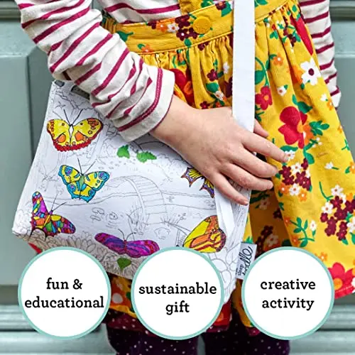 2023 New Drawing DIY Toys Ultra Washable Reusable Coloring Crossbody Bag With Washable Markers For Kids Gifts