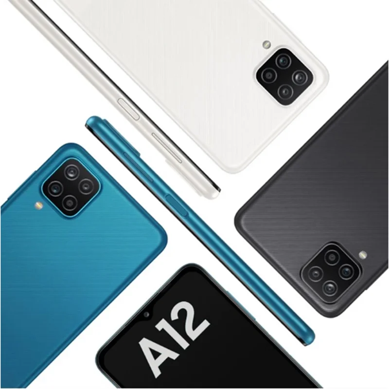 Оптовая продажа сотовый телефон глобальная версия для Samsung Galaxy A12 второй смартфон 4 ГБ 64 мобильные