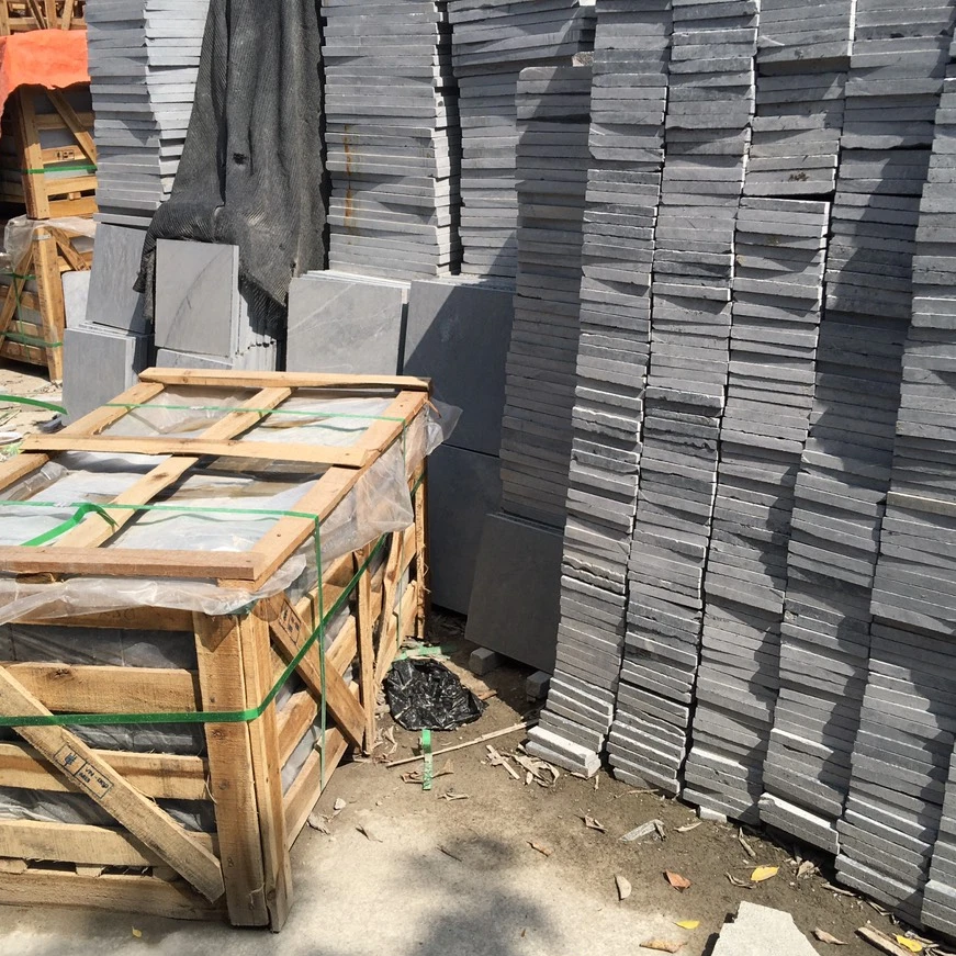 Dark Grey Limestone Tile and Slab Stones Vietnam stone