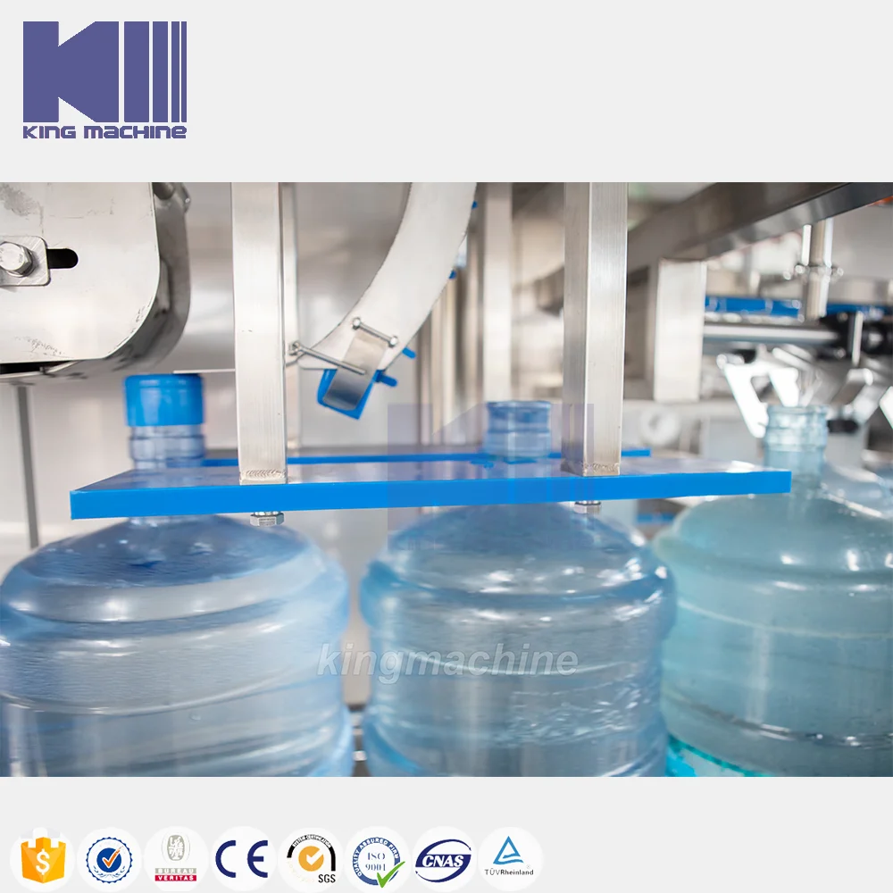 Turn-key Plastic Barreled 600BPH 20 Liter 5 Gallon Mineral Water Filling Bottling Machine