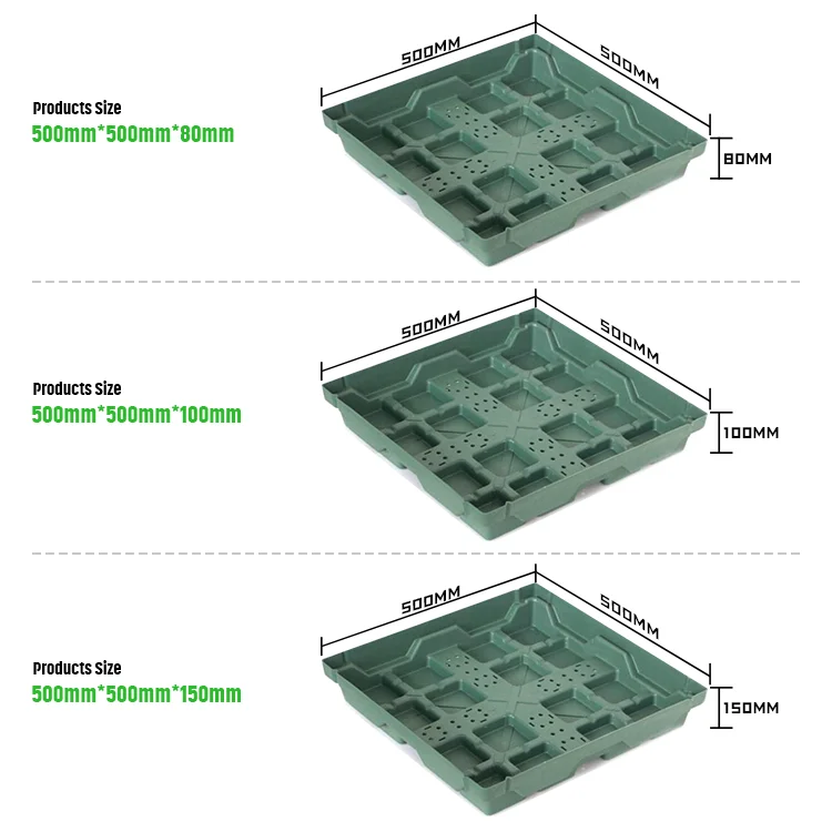 Rooftop Decoration Seed Plant Tray Flat Planter Flower Pot Garden