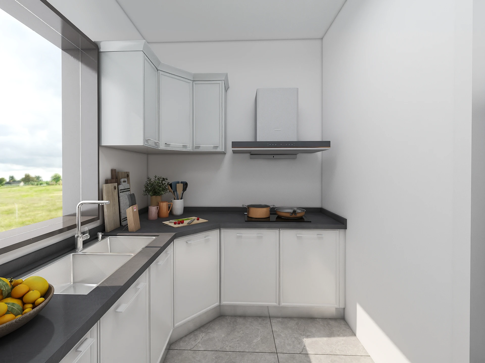 Factory Direct Modern Luxury Design High-End Lacquer Finish Handleless Electric Drive Kitchen Cabinets