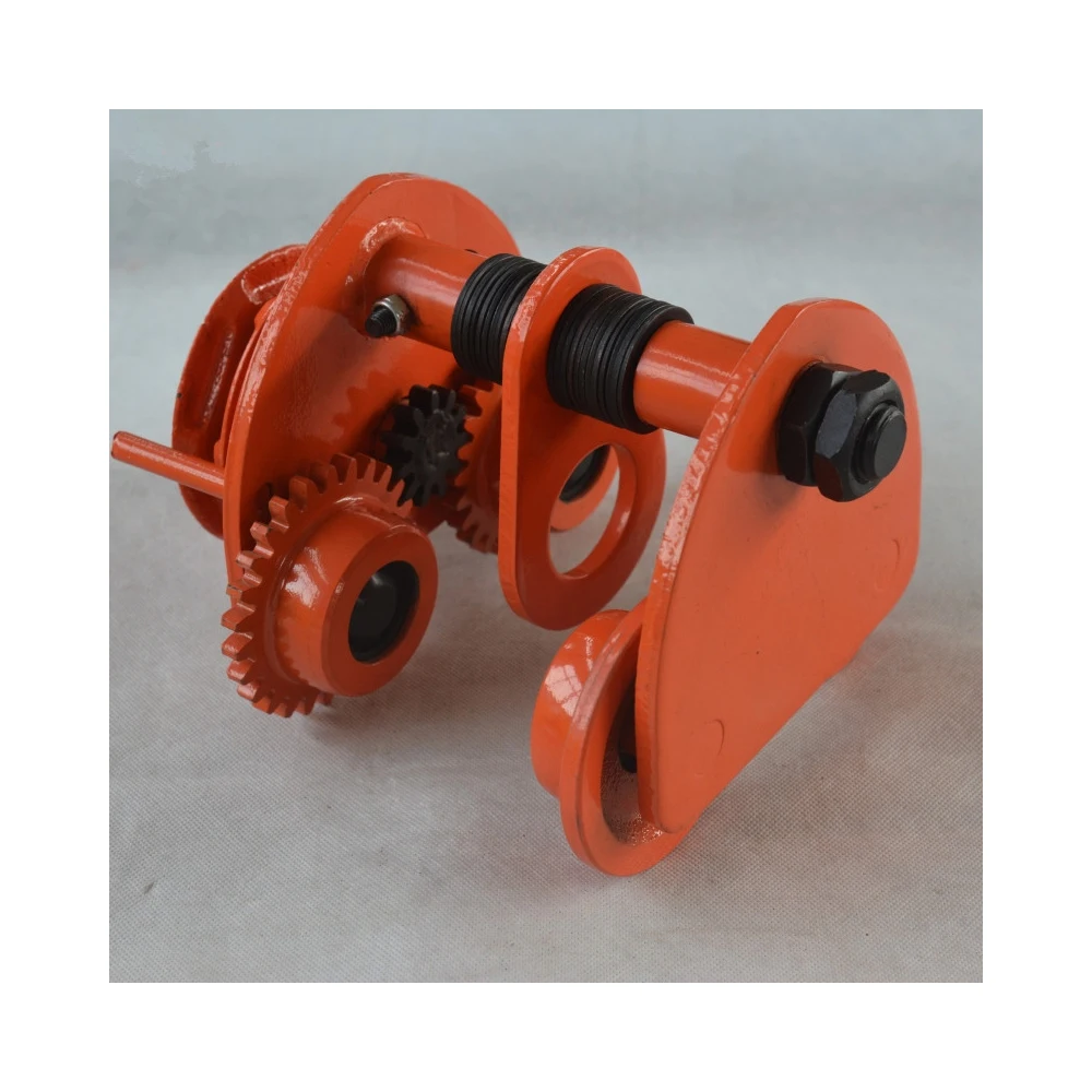 
Hot Sale At Low Prices Orange/Red/Any Color Plain Beam Geared Trolley 0.5-10ton for 