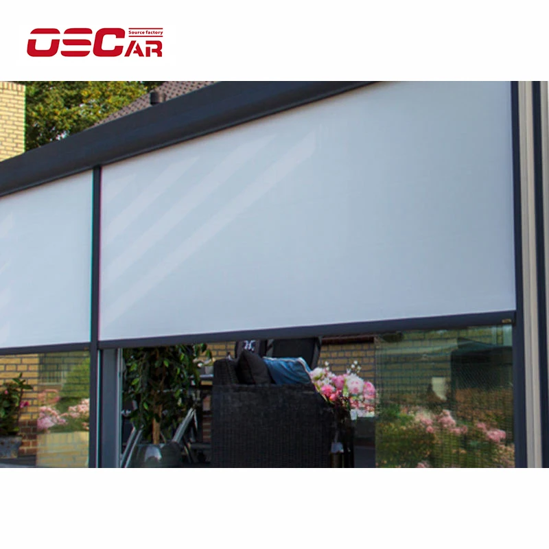 waterproof automatic aluminium rolling shutters roof systems exterior retractable glass cover
