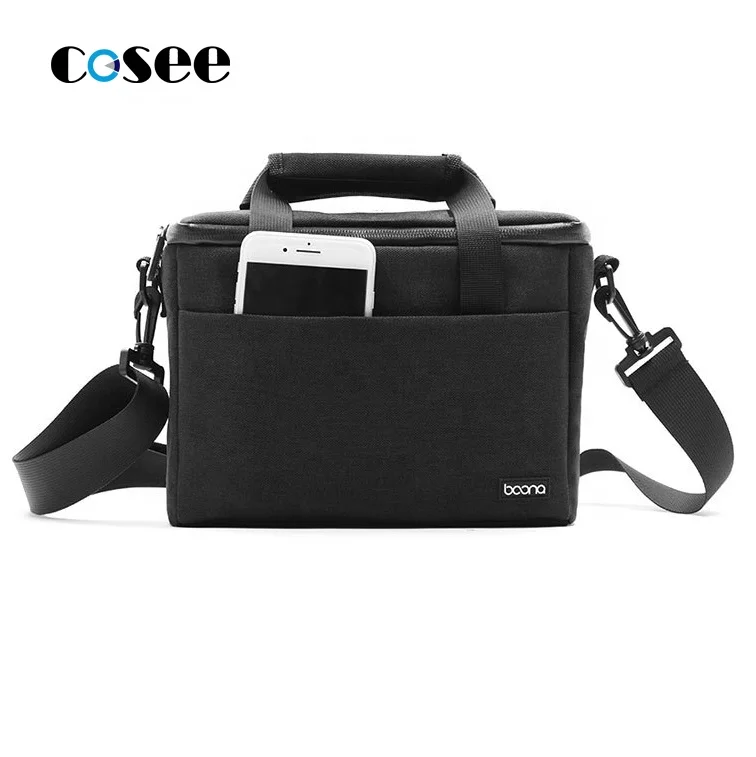 Waterproof custom outdoor travel bag for Nikon Canon SLR/DSLR canvas leather dslr shoulder camera bag