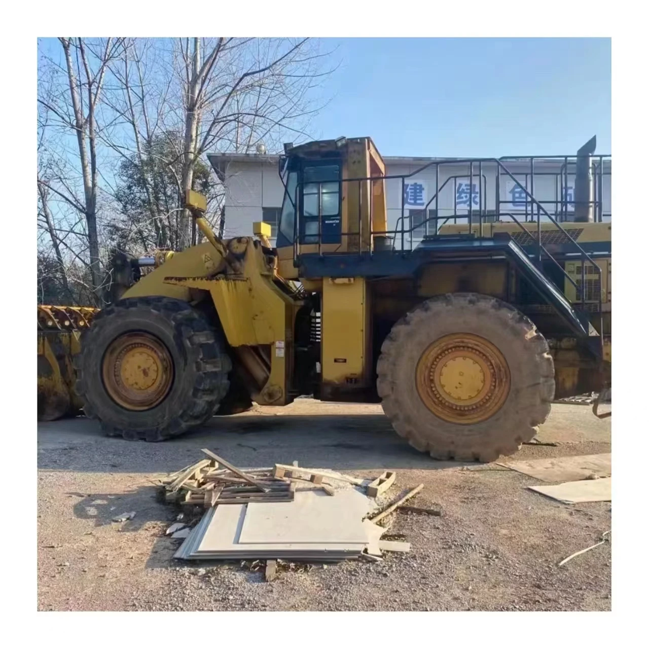 Оригинальный Японский мини-погрузчик Komatsu WA70, недорогой Подержанный мини-погрузчик Komatsu wa700 wa100