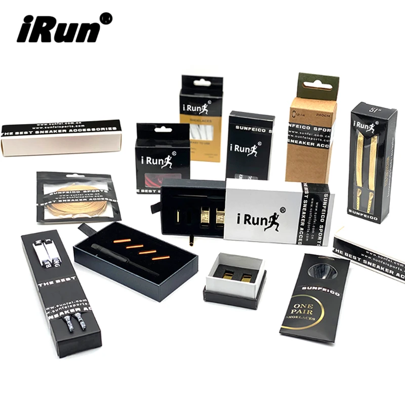 iRun Luxury Italy Goatskin Leather Shoelaces-Embossed Metal Aglets Leather Sneaker Lace with Shoe Lace Decoration