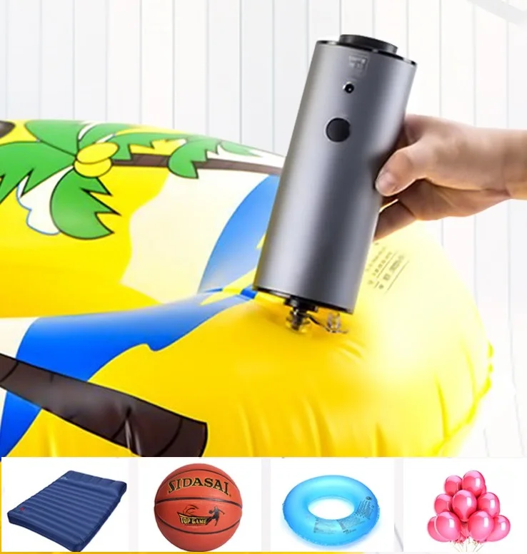 Portable mini multipurpose pump vacuum air ball pump for air bed swimming ring,air toys and vacuum bag storage