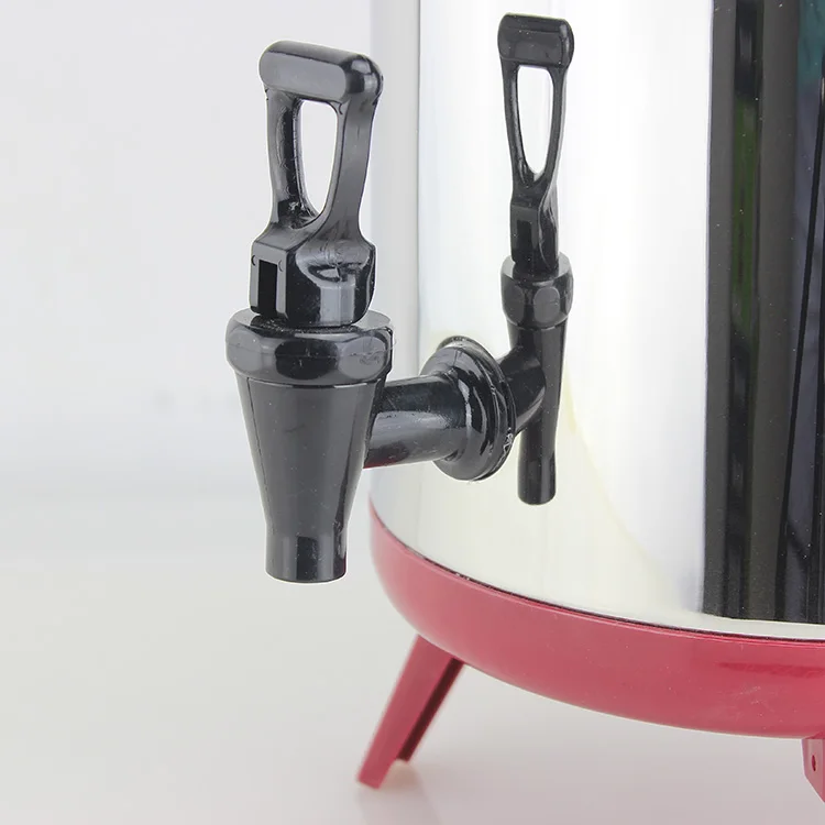 Hot Sale Stainless Steel Insulated Container 12L Milk Tea Insulation Barrel For Hotel