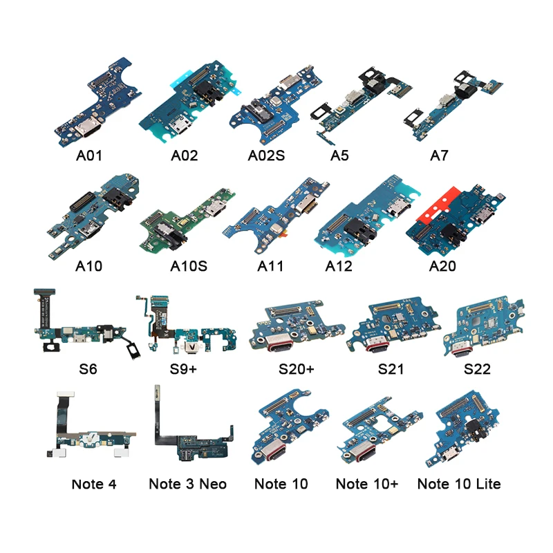 Original Charger Connector Port Charging Flex For Samsung Galaxy A10 A11 A20 A50 A52 Note 8 9 10 Plus 20 J4 J5 J6 J7 Prime J8