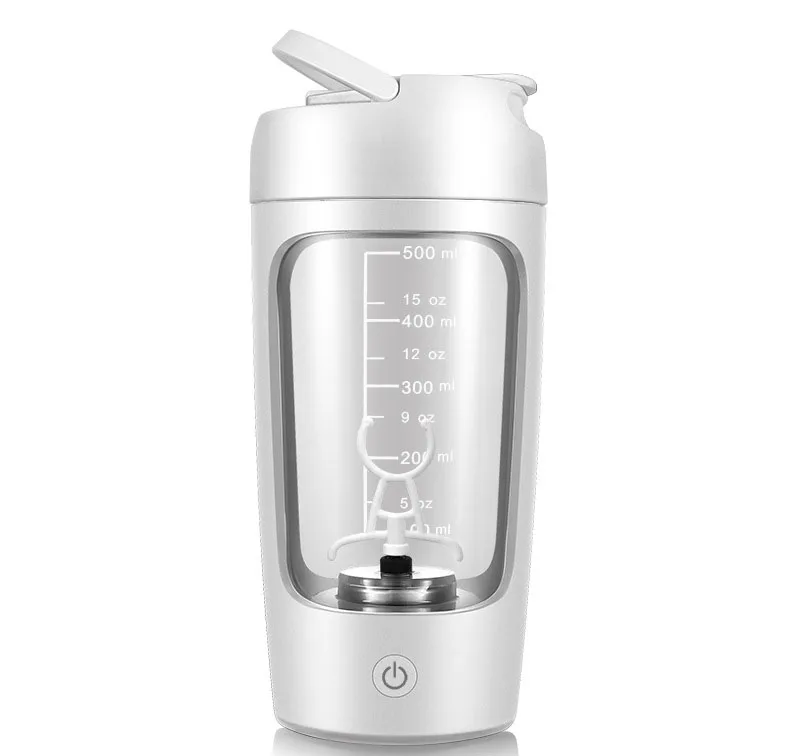 500ml Portable Mixing Cup USB Rechargeable Gym Tritan Material Electric Protein Powder Shaker Shaker