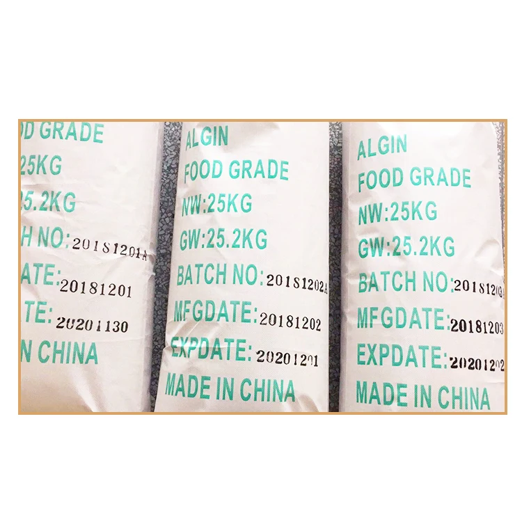 Bulk price china dental sodium alginate powder textile grade