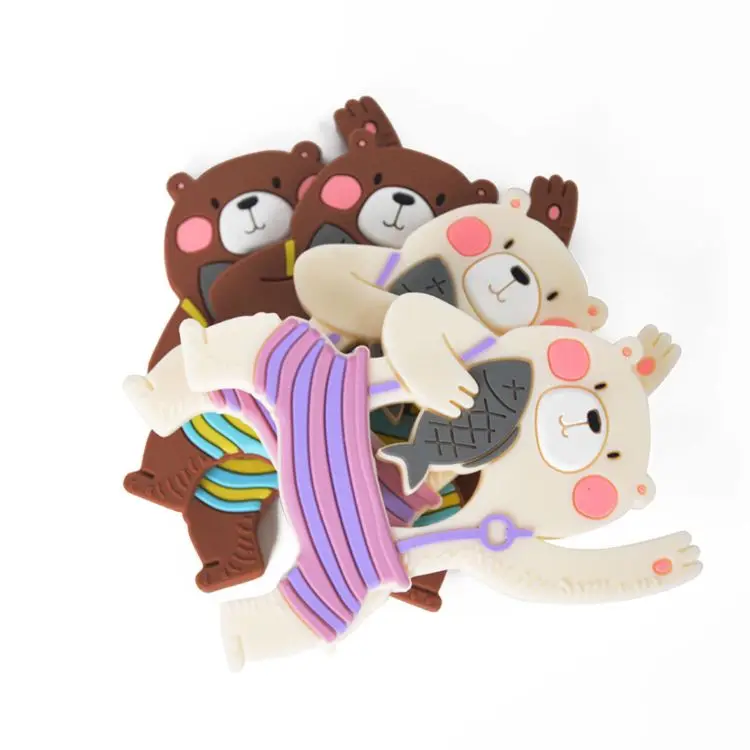 Factory supplier new products cheap custom cartoon style teether, durable teether can be customized