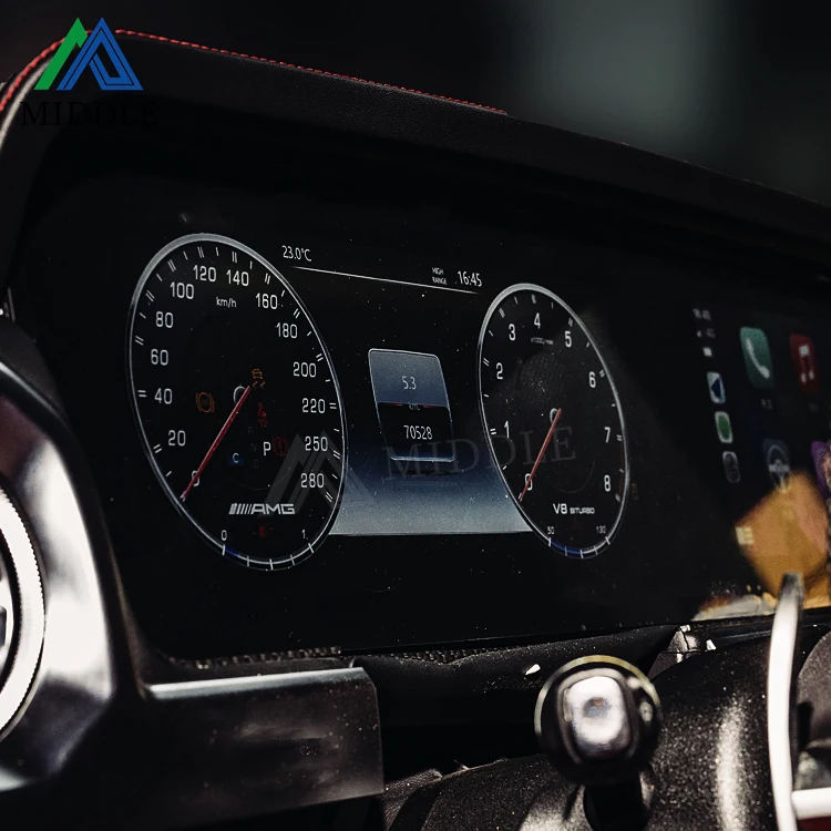 2023 Brand New Interior Upgrade Kit With LCD Display Digital Cluster For G Class W463 Upgrade To W464