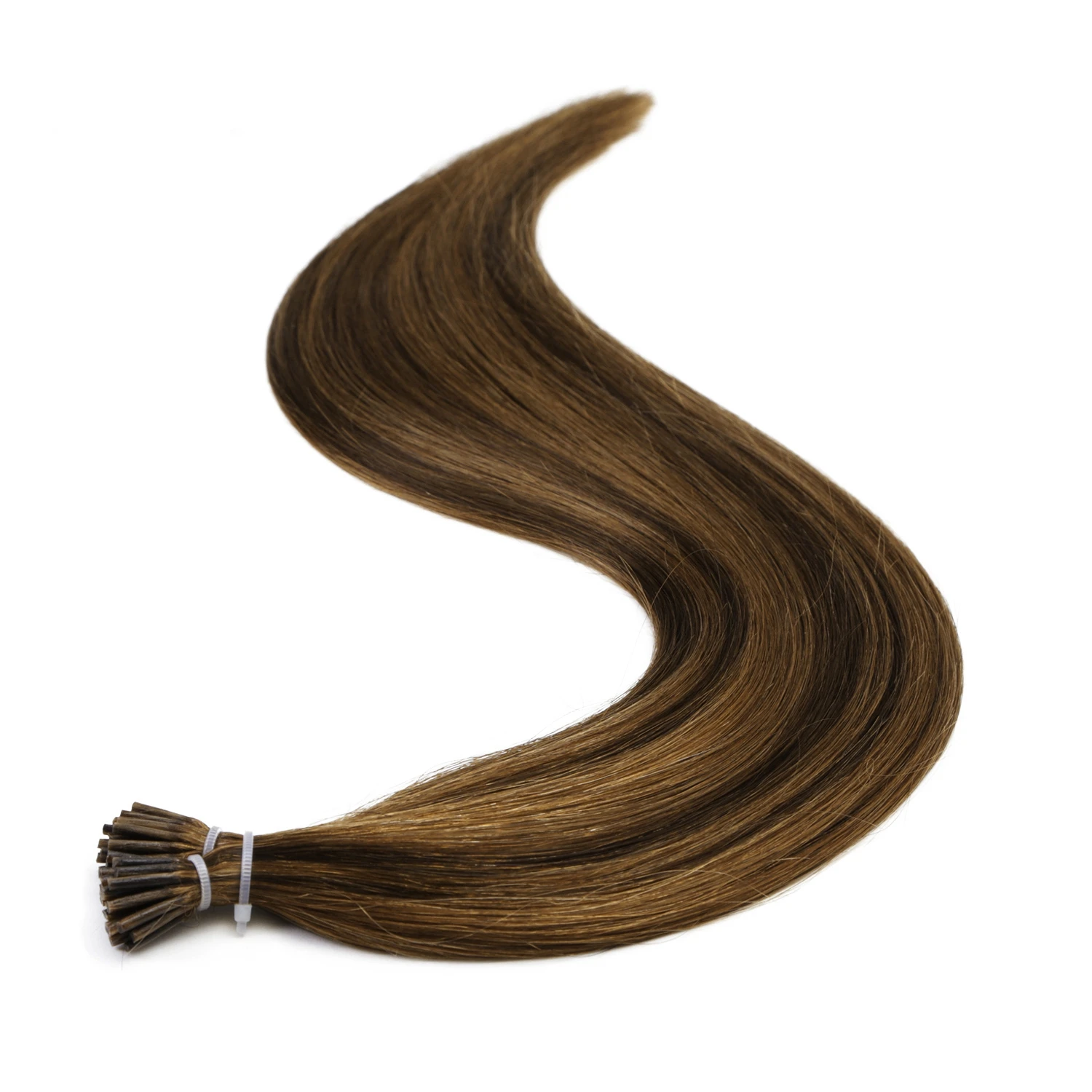 Фабрика OEM выровненные кутикулы волосы Remy итальянские кератиновые P4-30 для наращивания волос # I Tip