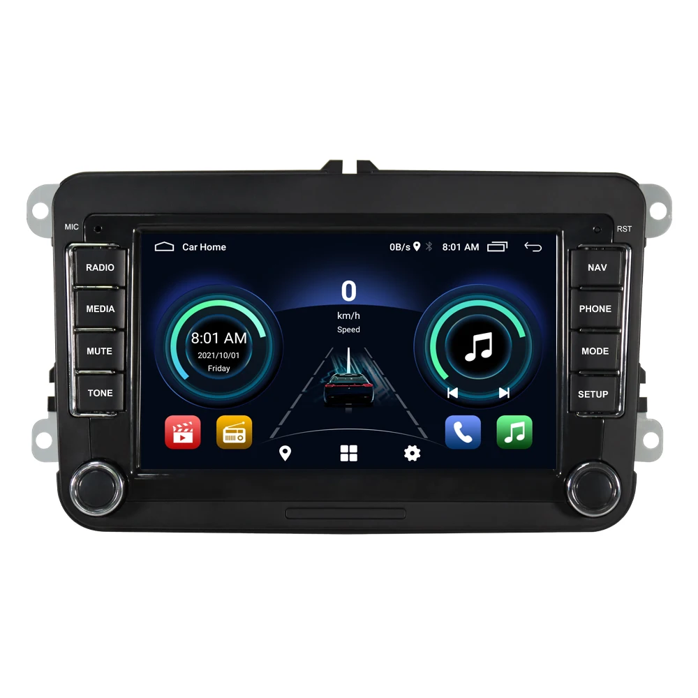 Автомагнитола 2Din 7 дюймов Android 10 0 для VW Golf Polo Beetle PASSAT CC Amarok поддержка FM/AM с GPS