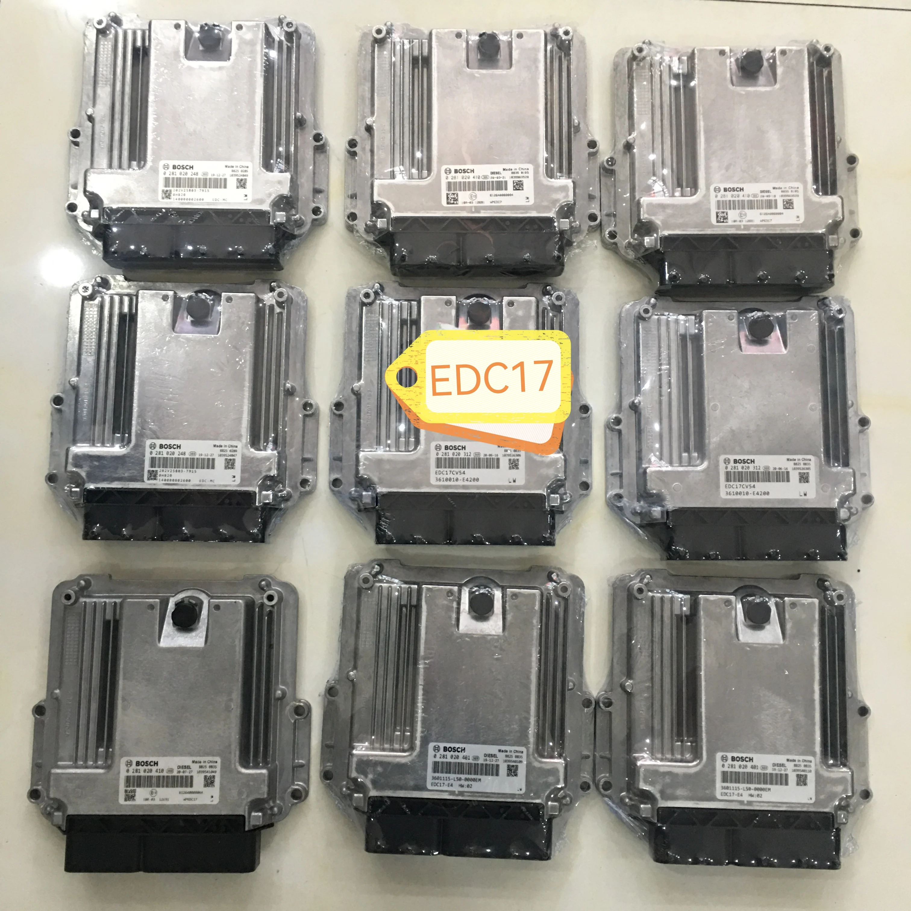 ECU computer version ECM  0281020312 3610010-E4200 0281020410 0281020460 EDC17 CV44