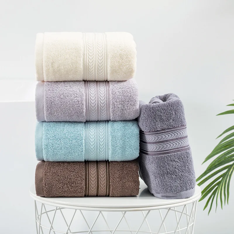 Wholesale Bath Towels, 100% Cotton for Bathroom, Super Soft, Shower Towels with Higher Absorbency