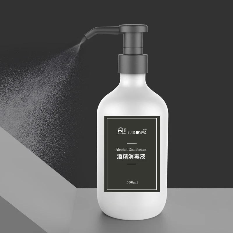 
China Shampoo Disinfectant Fluid Plastic Bottle with long nozzle 