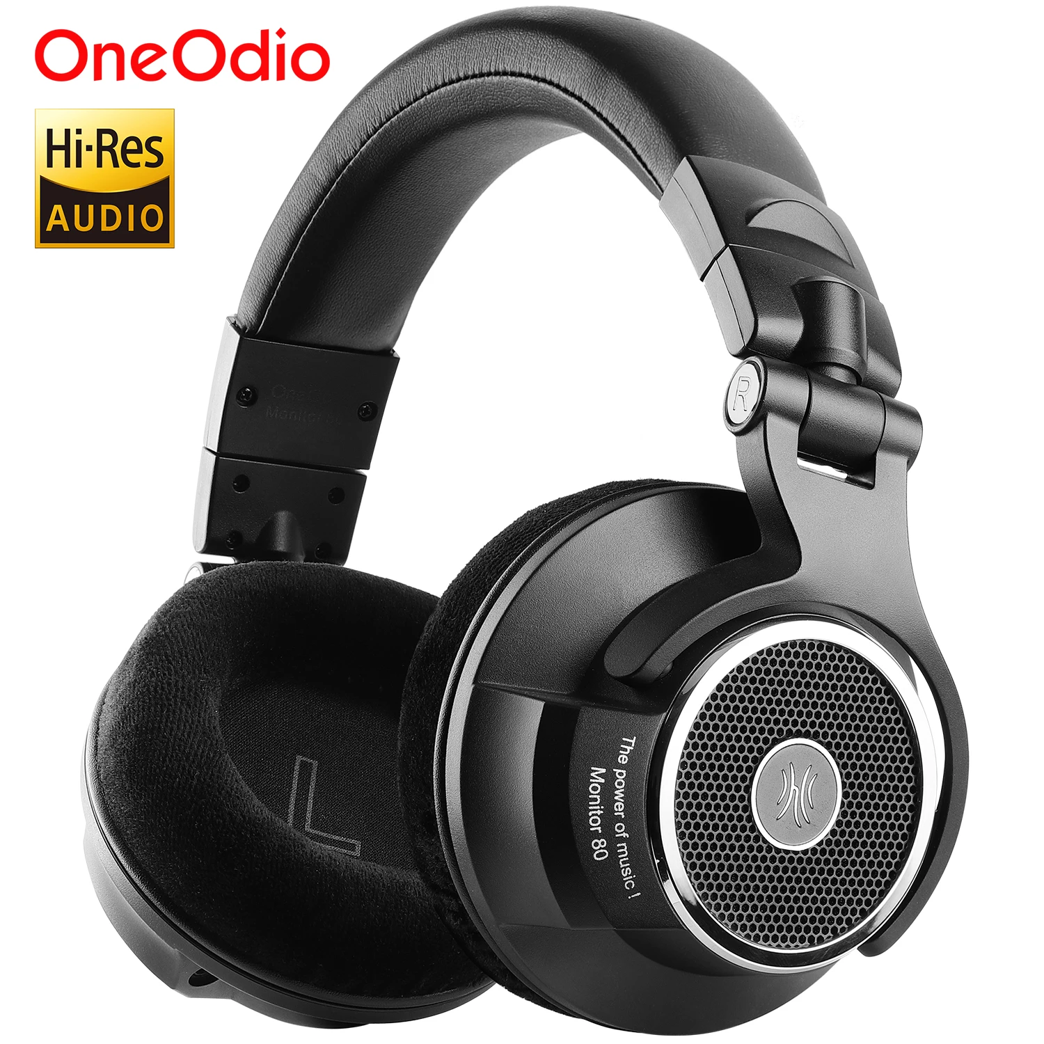 Oneodio Monitor 80 Open Back Headphones Wired Over Ear Audiophile Headphones With Hi-Res Audio Professional Studio Headset