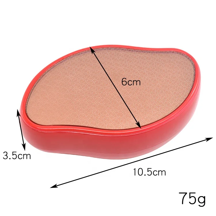 Stock wholesale mango shaped glass foot file