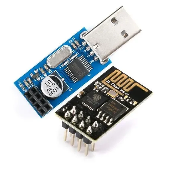 ESP-01 ESP-01S USB to ESP8266 ESP01 Programmer Adapter CH340 CH340G Serial Port UART Wireless Wifi Development Board Module
