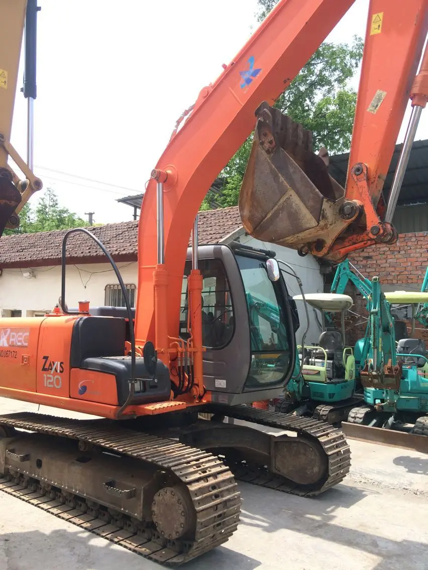 Hitachi использованный экскаватор ZX120 для продажи