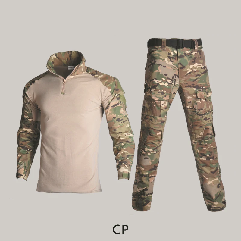 G3 Manufacturer wholesale camouflage CP training clothing ACU frog clothing long sleeved camouflage frog suit