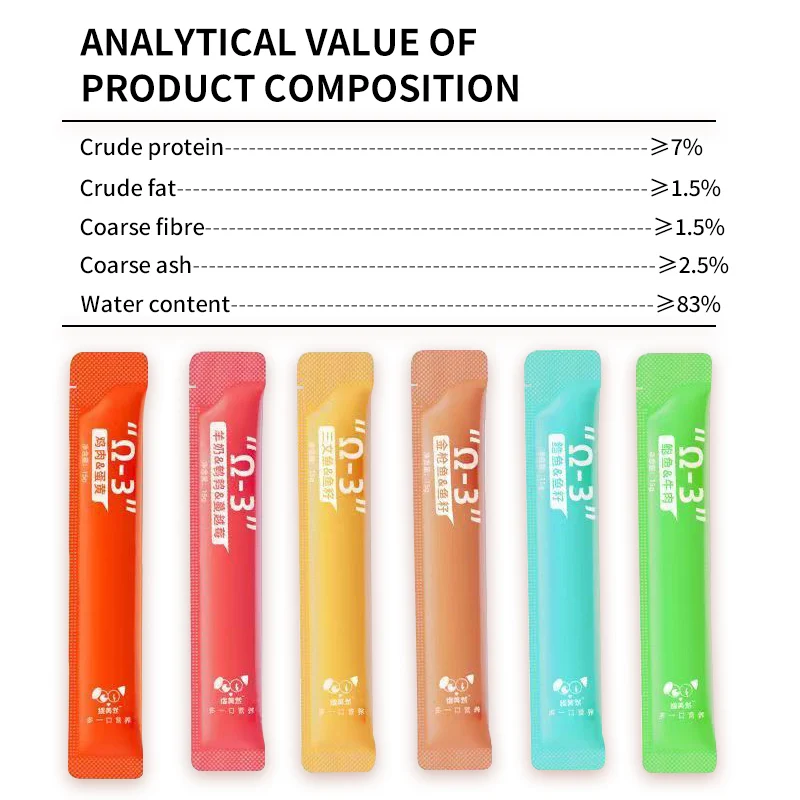 Cat food suppliers wholesale OEM natural no additive cat treats nutrition cat snack tuna fish