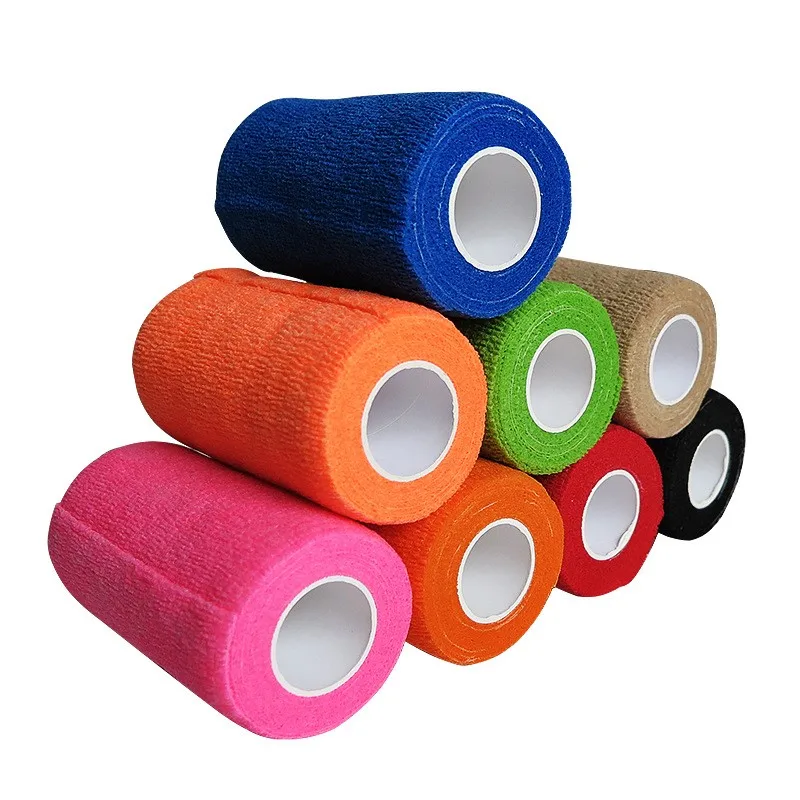 Nonwoven Cohesive Elastic Bandage Veterinary Cattle Vet Wrap Horse Cohesive Bandage Stretch Self Adherent Tape for Horses
