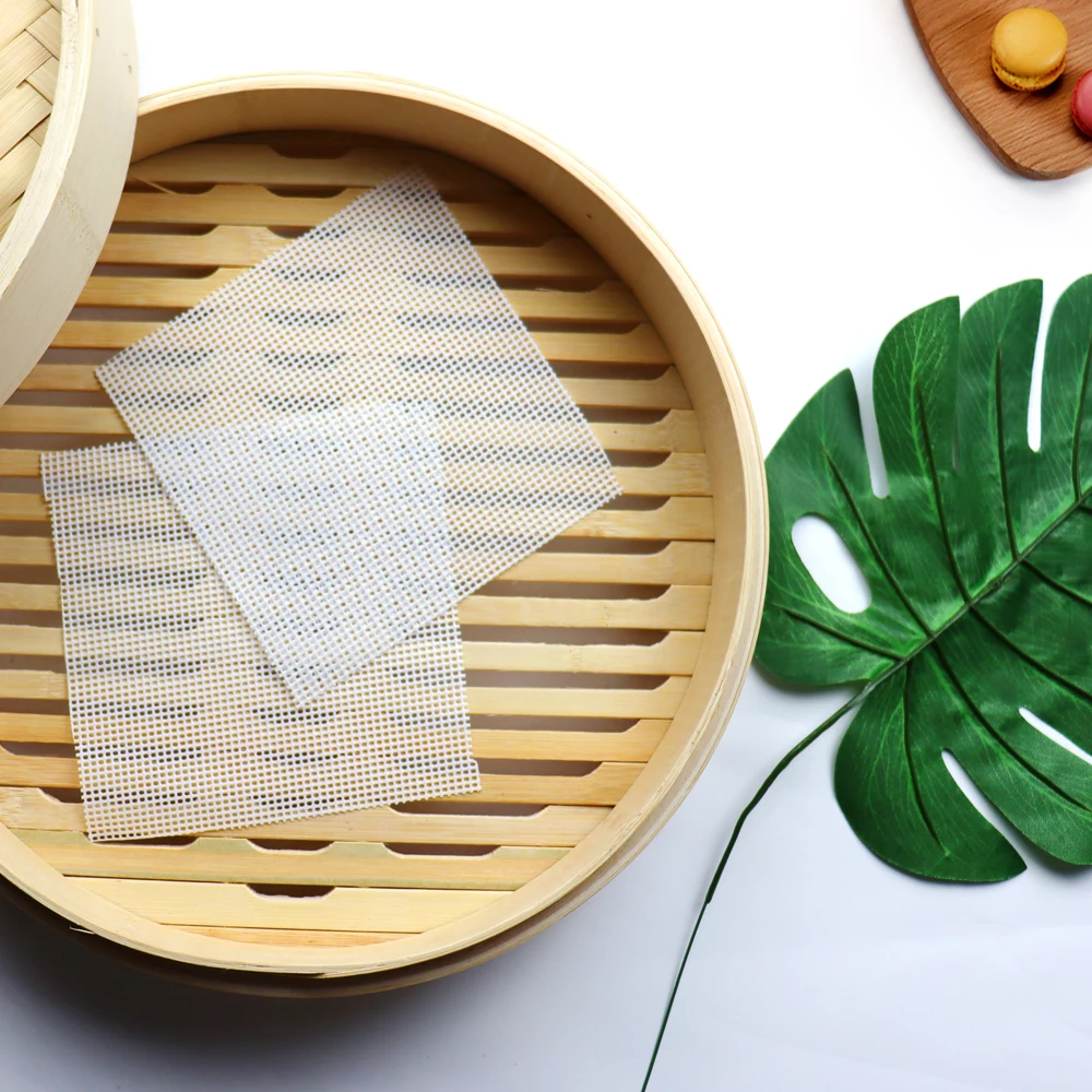 Steaming Mesh Bottom Mesh Fruit Dryer Mesh 2022 High Quality Non Stick Silicone Baking & Pastry Tools Silicone Mat Opp Bag White