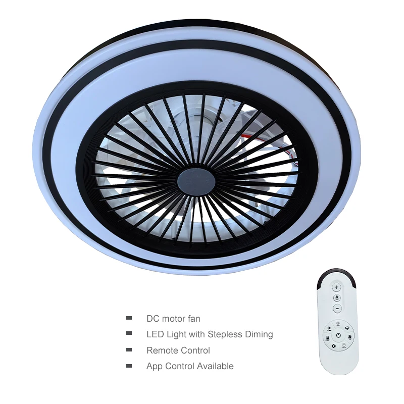 Factory Price High Quality Remote Control 20 Inch Bedroom Ceiling Fan Lamp