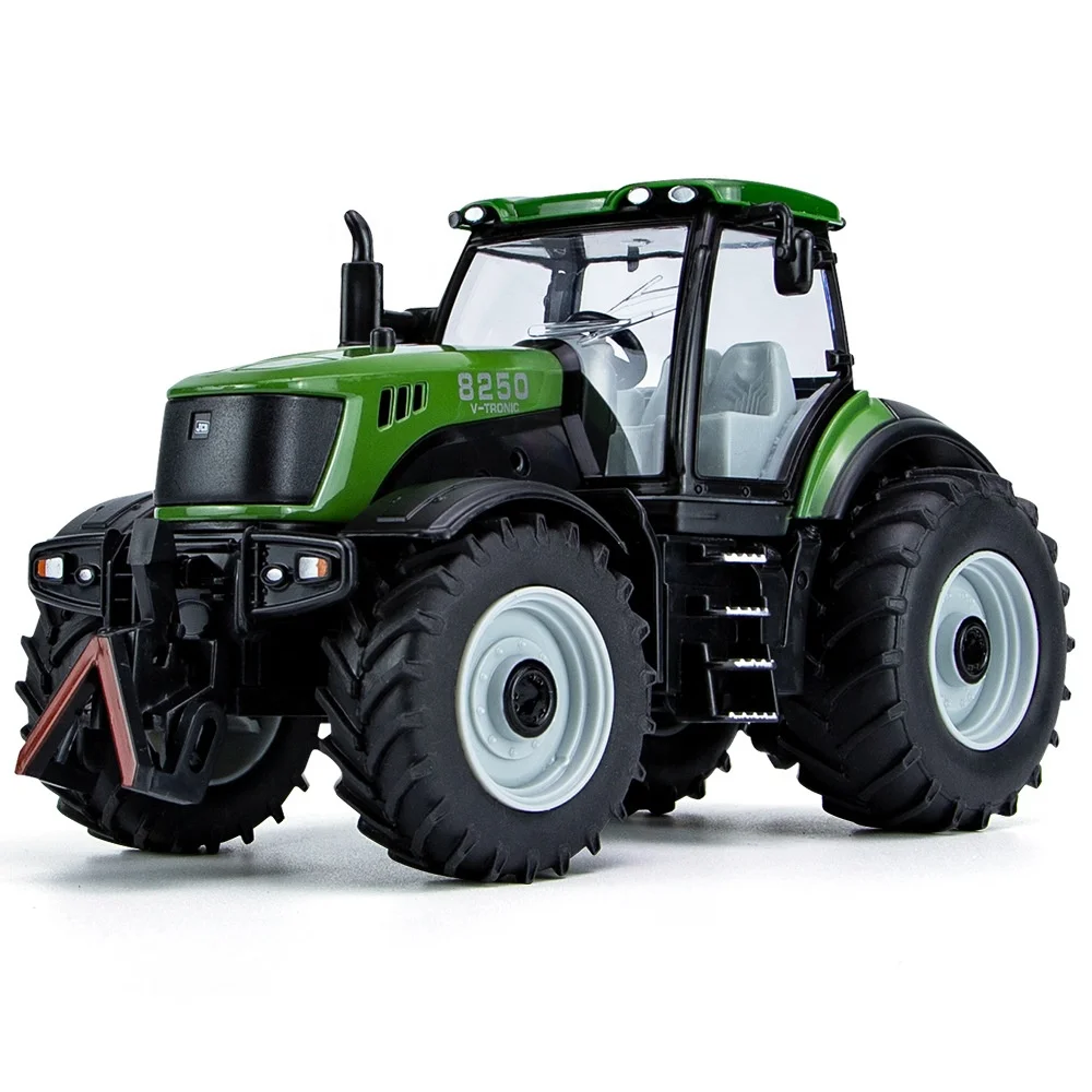 1:30 Farmer Tractor Diecast Model Cars For Sale With Sound And Light Pullback  Alloy Car Toy