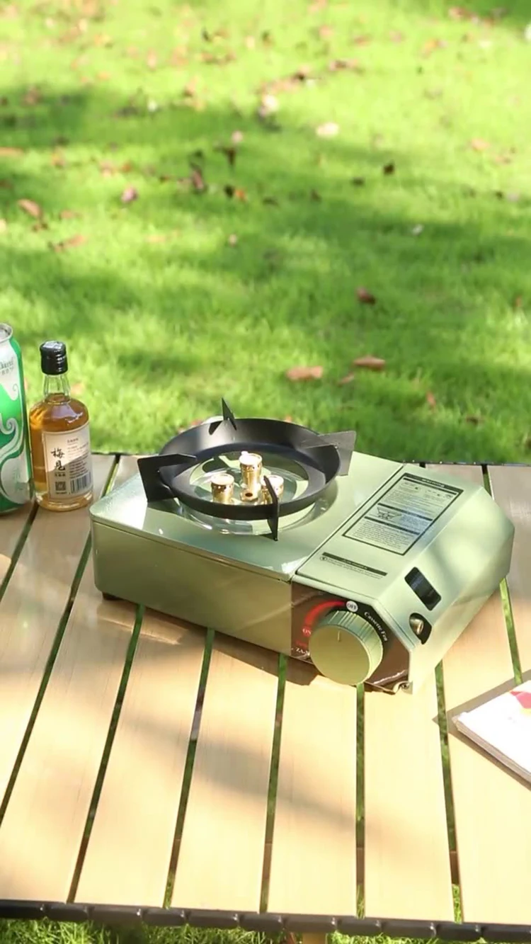 Outdoor Camping Portable Cassette Stove Picnic Windproof 5200w Gas Stove Field Barbecue Home Gas Stove