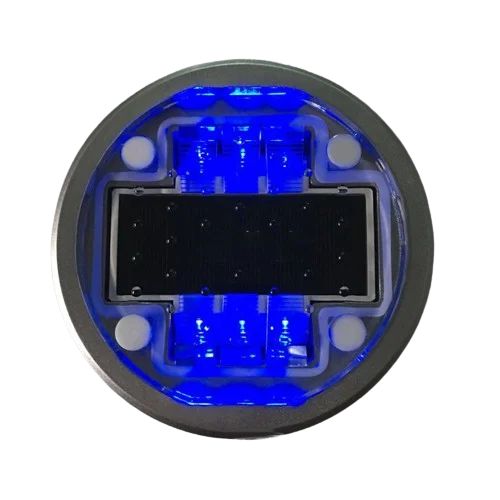 Pedestrian Crossing Solar Road Cat Eyes Waterproof IP68 Aluminum Embedded in Pavement Markers Aluminum embedded Solar Road Stud