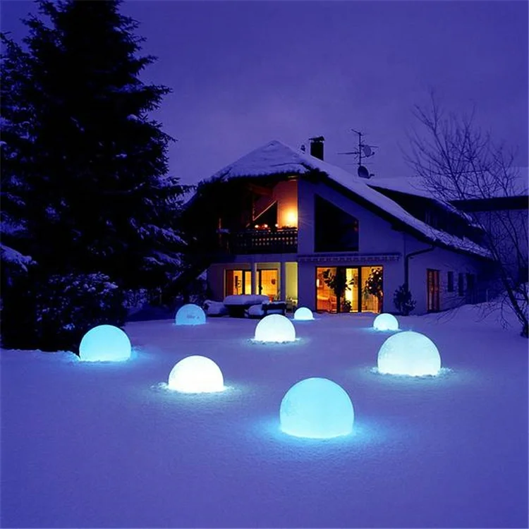  Color cordless rechargeable LED ball decor lights moonlight led magic small light up christmas