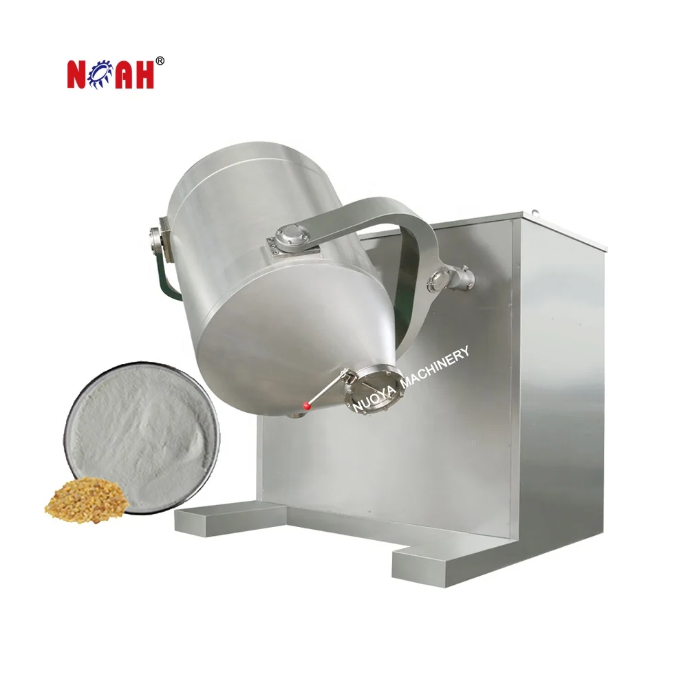 HD-100 Rotating Drum Industrial Powder Mixer Metal Powder Hot Sale Big Discount 3D Mixer Machine