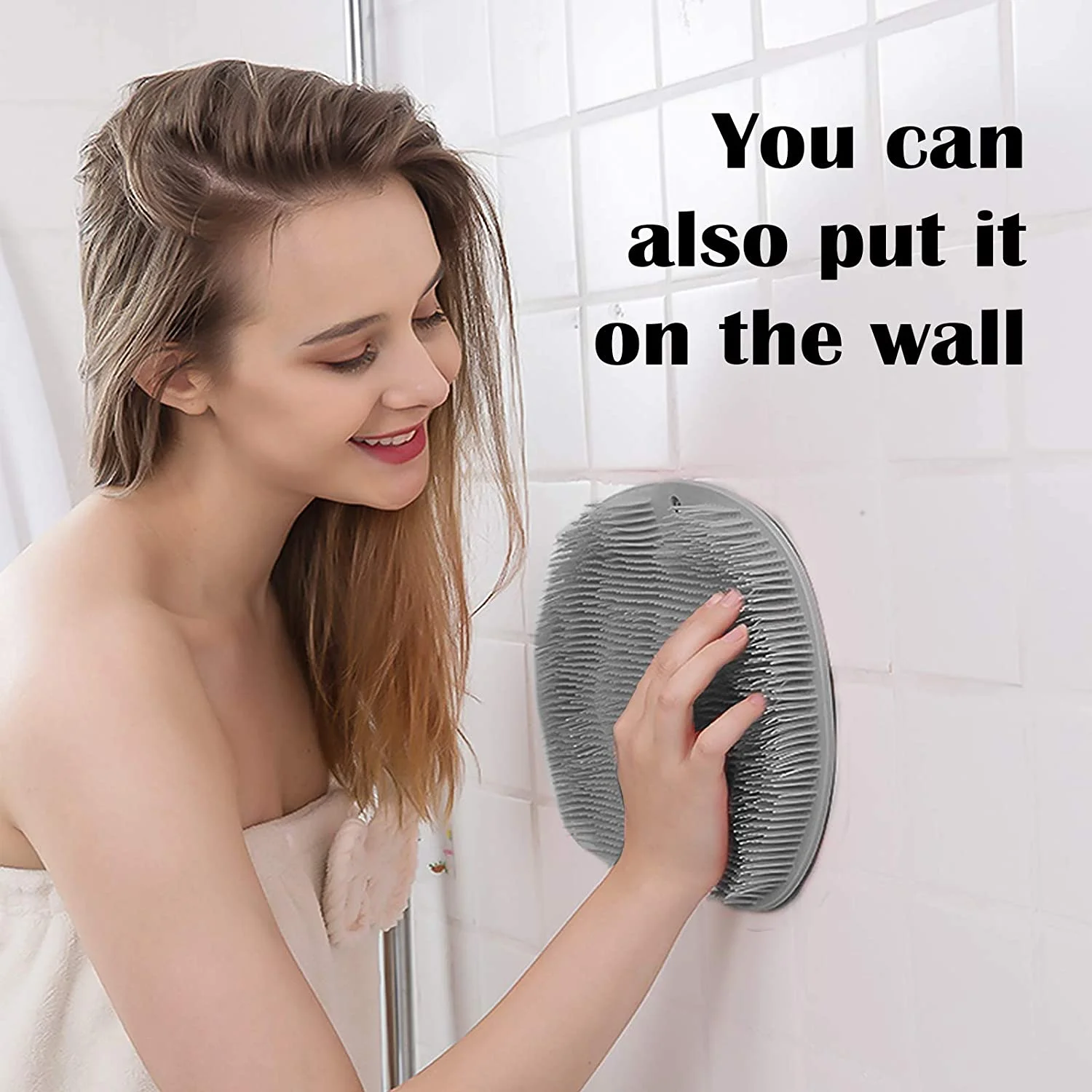 Shower Silicone Foot Massager Scrubber Bath Foot Brush Foot Body Bath Scrubber with Suction Cup