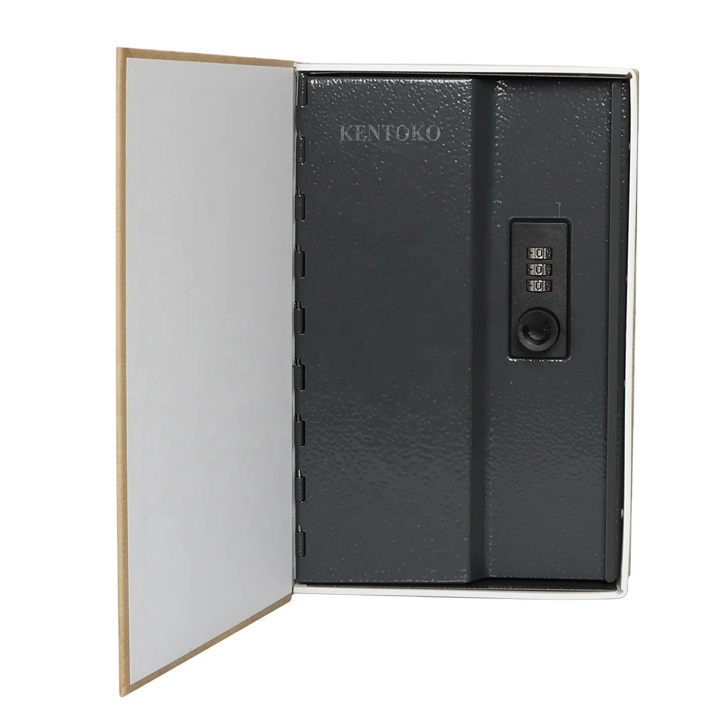 T-S-312 24x15.7x5.6cm Book Safe with Combination Lock, Home Hidden Safe dictionary book safe with key lock secret safe