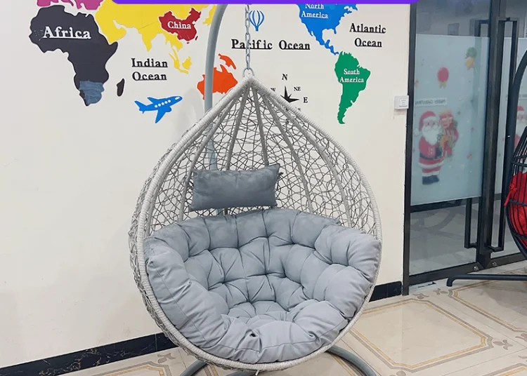 HHQQ-04Sturdy Garden Swing Egg Hanging Swing Chair for Indoor Outdoor