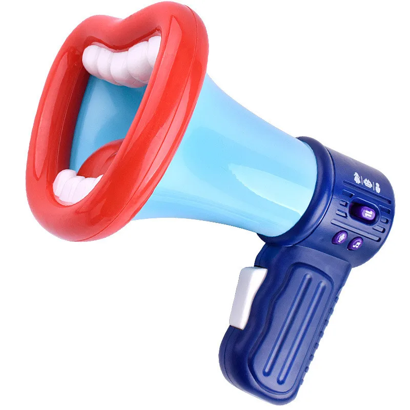 Family Interactive Kids Microphone Speaker Voice Change Toy Funny Game Voice Changer Toy