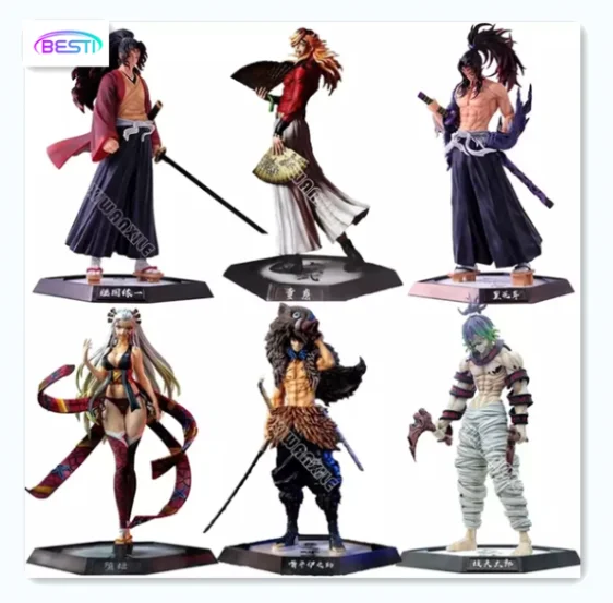 30CM GK Demon Slayer: Kimetsu no Yaiba Giyuutarou / Daki / Tsugikuni Yoriichi / Kokushibo / Douma Anime Figures