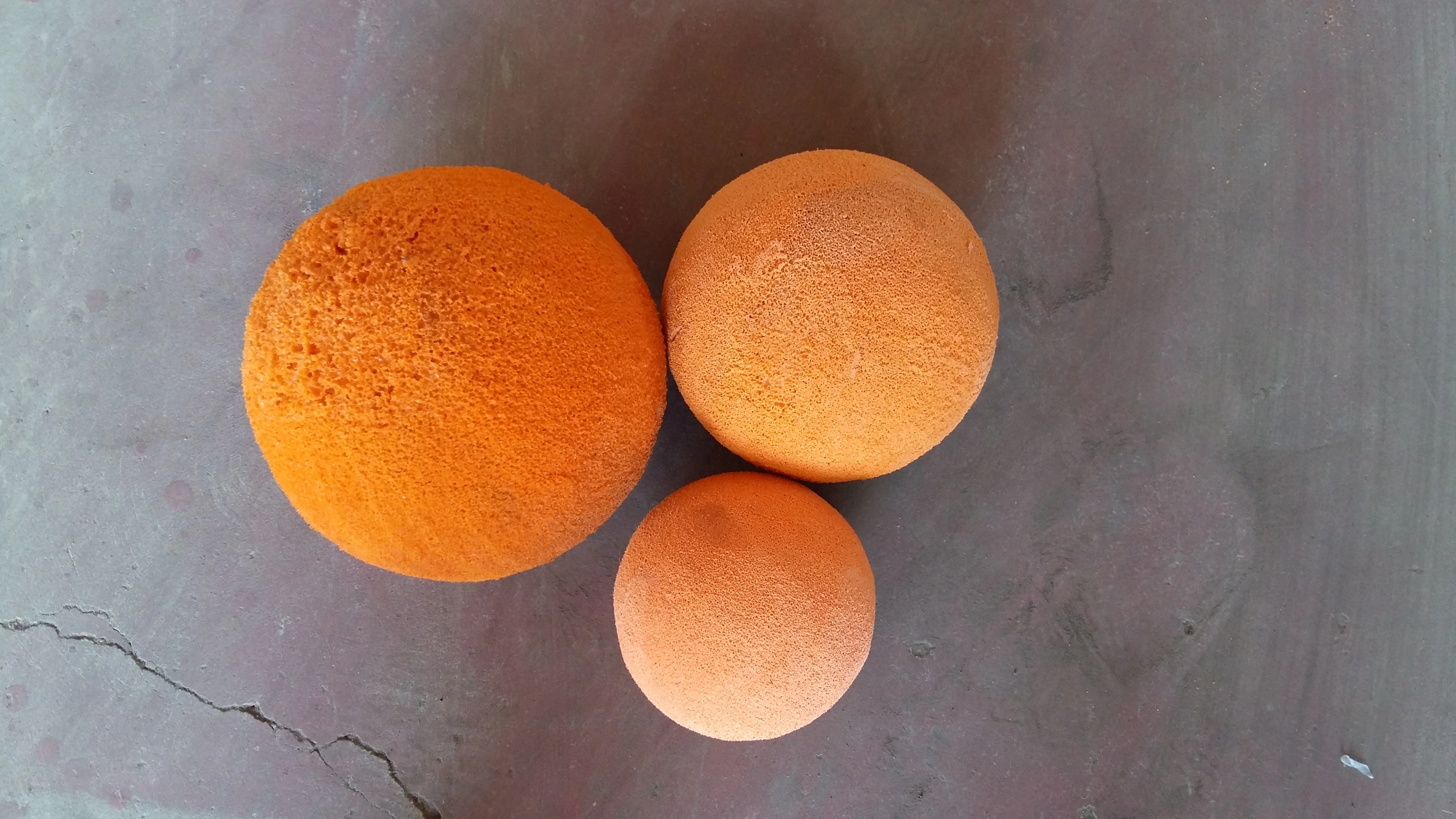 Sponge ball for pipe cleaning concrete pump spare parts