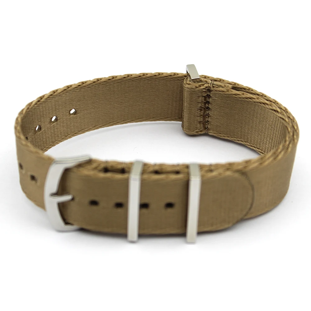 TOP10 Fabric Wrist Band Quality Khaki Nato Strap 20MM 22MM Nylon Watch Straps