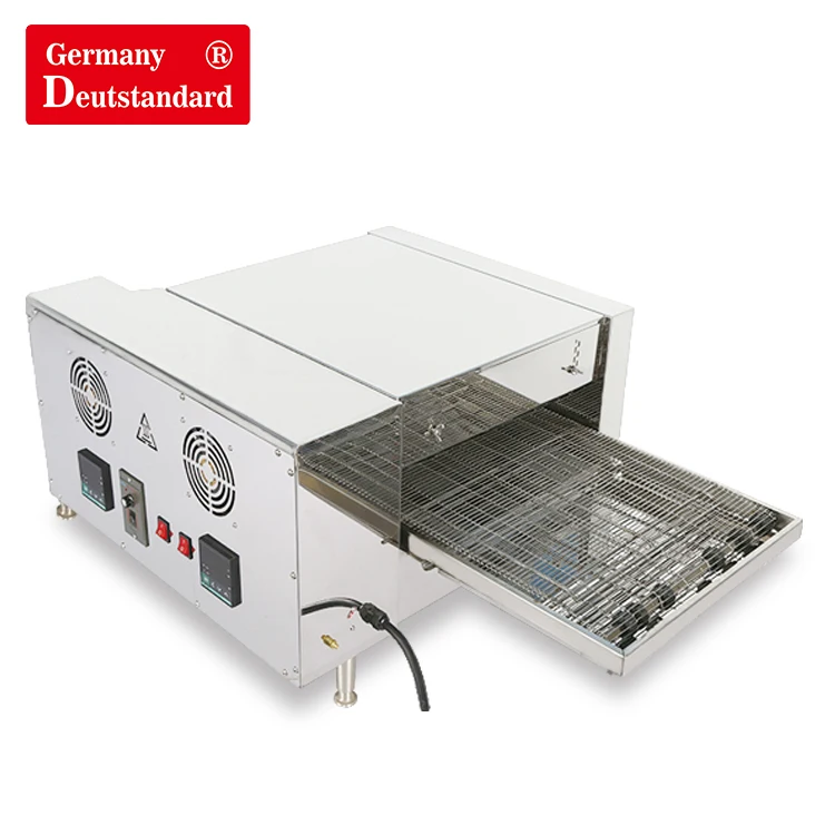 commercial kitchen 12 inch Stainless Steel restaurant equipment Electric Rotary conveyor belt pizza oven