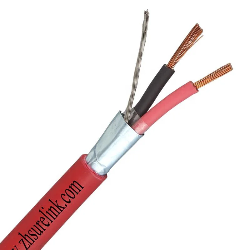 Manufacturer 22AWG 24AWG BC TC CCA unshielded or shielded 4 core multicore 100m Signal cable Security cable coiled Alarm Cable